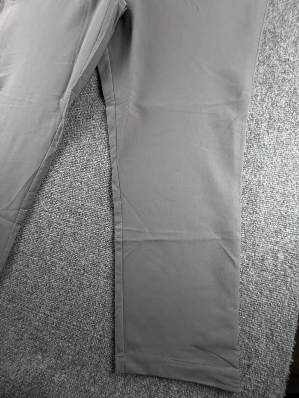 NWT Banana Republic Men Flat Front Stretch Gray 40x29 Performance Adult Casual
